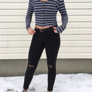 Black American Eagle Jeans